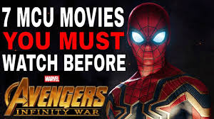 How many have you watched? The Best Marvel Films You Must See Before Avengers Infinity War Youtube