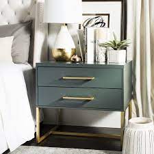 Safavieh Estelle 2 Drawer Contemporary Glam Nightstand Walmart Com Master Bedroom Furniture Bedroom Night Stands Bedroom Furniture Design