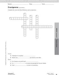 Avancemis 1 unidad 3 leccion 1 crossword puzzle : Vocabulario Escondido Practica De Vocabulario Pdf Descargar Libre