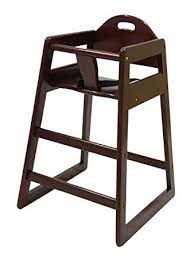 la baby restaurant style stack able wood high chair cherry review wood high chairs baby chair baby high chair