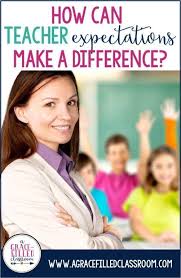 Teacher Expectations Make A Difference A Grace Filled Classroom Teacher Expectations Teacher Blogs Teaching Blogs