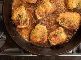 Chicken Thighs With Creamy Mustard Sauce Recipe Creamy Mustard Sauce Food Network Recipes Chicken Dinner Recipes