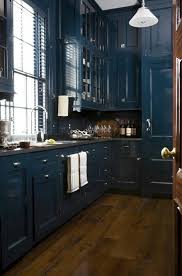 Farrow And Ball 30 Hague Blue On Kitchen Cabinets What A Statement Dark Blue Kitchens Blue Kitchen Cabinets Home