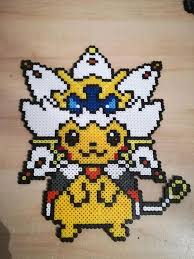 Pixel Art Perler Beads Pokemon Pikachu Solgaleo Hama Beads Pokemon Perler Beads Pixel Art