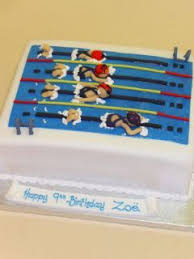 Or london cupcakes and something similar to this for decorations. 53 Swim Cakes Ideas Swimming Cake Pool Cake Swimming Pool Cake