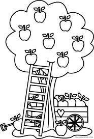 A few boxes of crayons and a variety of coloring and activity pages can help keep kids from getting restless while thanksgiving dinner is cooking. Apple Coloring Pages Apple Harvest Coloring4free Coloring4free Com