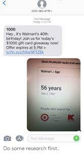 You can purchase the walmart visa gift card in participating walmart locations. 213 280 4776 Text Message Today 335 Pm 1000 Hey It S Walmart S 40th Birthday Join Us For Today S 1000 Gift Card Giveaway Now Offer Expires At 5 Pm Ju11nxyzhxorrp1zek About 294000000 Results 084