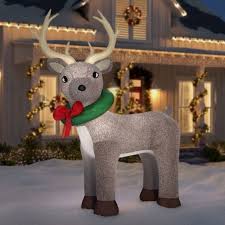 Christmas Decorations The Home Depot In 2020 Christmas Decorations Clearance Inflatable Christmas Decorations Outdoor Outdoor Christmas Decorations