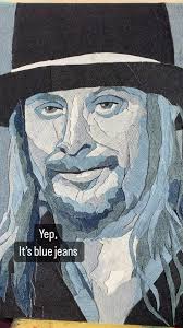 Kid Rock 24x24 in blue jeans , #kidrock #sweethomealabama #fyp #artoftheday  #artofinstagram