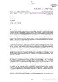 120 cm, ajustable sans recoupe. Point De Vue Du Moderateur Moderator S Icomos