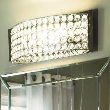Lowe's has an extensive selection of lights to choose from, from traditional to rustic to vintage. Product Image 4 Crystal Bathroom Lighting Crystal Bathroom Bathroom Light Fixtures