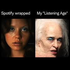 Spotify: “You listened to 40,000 minutes.” Me: spiritually born in 1942  😭💀 #Spotify2025 #MusicMemes #OldSoulVibes #DailyMeme #ForYou #ExploreMore  #RelatableAF #FunniestMemes