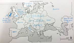 Map without labels log in to favorite. Funny Americans And Brits Label Maps Of The Usa Europe