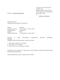 Saya mengajukan diri untuk bergabung ke dalam tim marketing di pt. Contoh Surat Lamaran Kerja