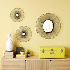 Deco Murale Miroir Rond Miroir Noir Rond Miroir