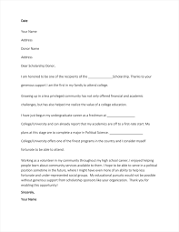 9 Best Scholarship Thank You Letter Samples Examples