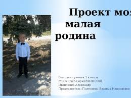 проект по окружающему миру 1 класс моя малая родина Prezentaciya Po Okruzhayushemu Miru Moya Malaya Rodina