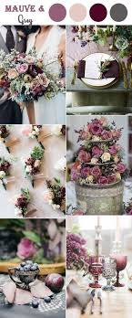8 Amazing Wedding Color Combos To Steal In Spring 2019 Mauve Purple And Grey Vintage Wedding Colors With Images Vintage Wedding Colors Wedding Colors Fall Wedding Colors