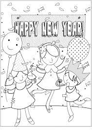 Greet your child with this celebratory happy new year coloring page. Happy New Year Coloring Pages 160 New Greeting Cards Coloring Pages