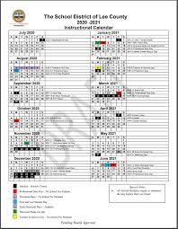 For schools that plan to go primarily remote for the winter and send students home, the american college health association recommended that they remind. Lee County School Calendar School Board Sets 2020 21 School Year Calendar