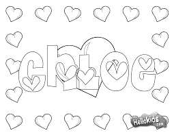 The challenge is to send a name and color. Chloe Colouring Sheet The Art Of Mike Mignola