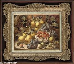 Darüber hinaus bietet es viele weitere. Reneclauden Trauben Erdbeeren Und Stachelbeeren Auf Einer Moosig Bank Von Oliver Clare 1853 1927 United Kingdom Kunstreproduktionen Oliver Clare Wahooart Com