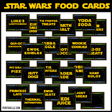 Every inspiration, one message 'but near missed things.' Star Wars Party Food Cards Free Sign Coloring Page Printabelle