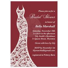 Sample wording for a couple's shower. Wedding Dress Bridal Shower Invitation Fashion Dresses