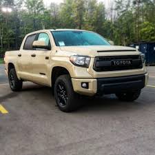 Has anyone put a 2019 black trd pro grill and hood bulge on a tundra of a different color? Toyota Tundra Sand Color