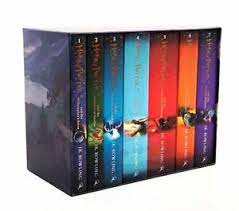 Sorcerer's stone, chamber of secrets, prisoner of azkaban, goblet of fire. Harry Potter 7 Books Complete Collection Paperback Boxed Set Children Edition 1 Ebay