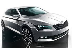 New Skoda Superb Design Sketch Skoda Superb Skoda Automotive Design