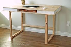 I needed additional desktop space in my home office. Modern 2x2 Desk Base For Build Your Own Study Desk Plans Diy Desk Plans Diy Desk Desk Plans