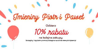 Dziś imieniny piotra i pawła, złóż im życzenia! Piotr I Pawel On Twitter Dzis Imieniny Piotra I Pawla Z Tej Okazji Przygotowalismy Dla Was Super Prezent Wystarczy Zrobic Zakupy Za 50 Zlotych Aby Odebrac Kupon Upowazniajacy Do 10 Znizki Na