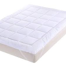 2 Inch Thick Abripedic Comfort Mattress Topper 100 Cotton Shell White Alternative Down Fill Mattress Topper Mattress Cotton Mattress