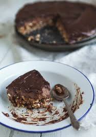 Gateau Cru Au Chocolat Banane Noix Trois Fois Par Jour Gateau Cru Gateau Sans Sucre Recette