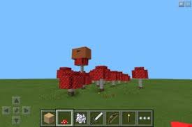 In our example, we will place down a block of each and grow a red mushroom on one and a brown mushroom on the other. Growing Giant Mushrooms In Mincraft 4 Steps Instructables
