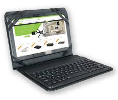 Ogni tablet ha un ingresso mini usb. Techly Custodia Con Tastiera Bluetooth 3 0 Removibile Per Tablet 9 7 10 1