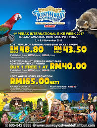 Lost world tambun is located in a walkable area of perak known for its major shopping area. Ride On Our Latest Promotion Sunway Lost World Of Tambun Facebook