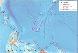 Perbatasan Ri Dengan Palau Peta Lama Gambar Kemenko Kemaritiman Peta Indonesia