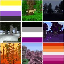 Maybe you would like to learn more about one of these? Personalized Pride Flags Minecraft Forest Based Nonbinary Ace And Lesbian