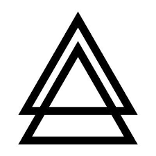 Triangles Temporary Tattoo Twin Tattoos Symbolic Tattoos Diy Tattoo