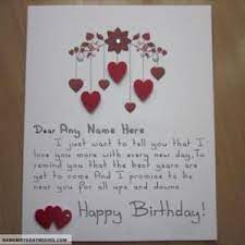 There's a reason the tradition of birthday cards has endured. Romantic Birthday Card Ideas For Lover With Name Birthday Card With Name Romantic Birthday Cards Happy Birthday Cards