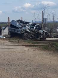 Foto Autoturism Lovit De Tren In Tecuci Tecuceni