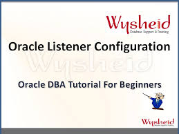 This can be changed by changing the configuration in listener.ora and restarting the listener service. Oracle Listener Configuration Listener Ora Listener Configuration In Oracle 11g Youtube