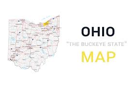 Us states by borders in 30 seconds. Map Of Ohio Cities And Roads Gis Geography