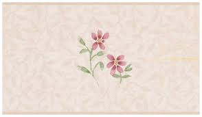 Peel and stick wall border easy to apply band wall paper 2 gold brown. Wallpaper Border Rouge Pink Flowers Beige Wall Border Retro Design Prepasted Roll 15 Ft X 4 In Amazon In Home Improvement