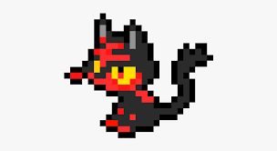 Below is a list of 10 pokemon templates from friendsh. Pixel Art Pokemon Litten Hd Png Download Kindpng