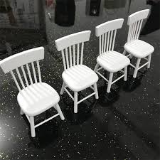 Dollhouse miniature 18th century dining room set 6 pc mahogany finish #t0103. Hot Selling 5 Pcs Wooden Table Chair Set Mini Doll Furniture Model For 1 12 Dollhouse Play House Toys Clothing Accessories For Plush Stuff Aliexpress