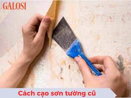 Bật mí cách cạo sơn tường cũ ĐƠN GIẢN - HIỆU QUẢ nhất