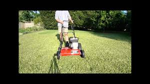 Along with preventative care, learning how to dethatch a lawn with a mower attachment will. Craftsman Dethatcher 21 Blade 16 1st Start Youtube